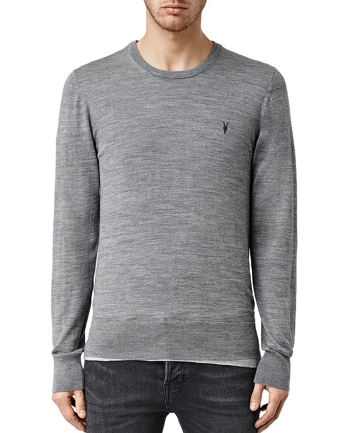 Shop Allsaints Mode Merino Sweater In Gray