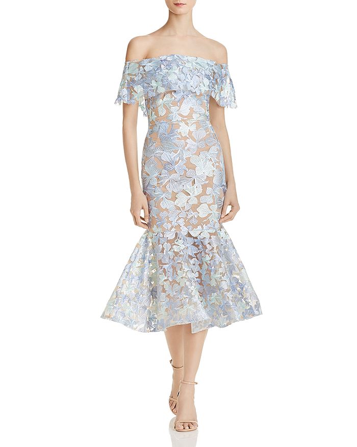 BRONX AND BANCO Butterfly Off the Shoulder Dress Bloomingdale s