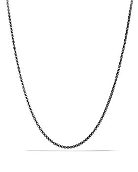 David Yurman - Men's Small Box Chain Necklace 2.7mm