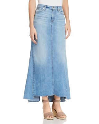 denim maxi skirts online