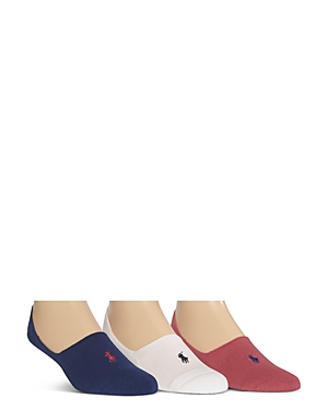 POLO RALPH LAUREN SPORT LINER SOCKS, PACK OF 3,8291PK