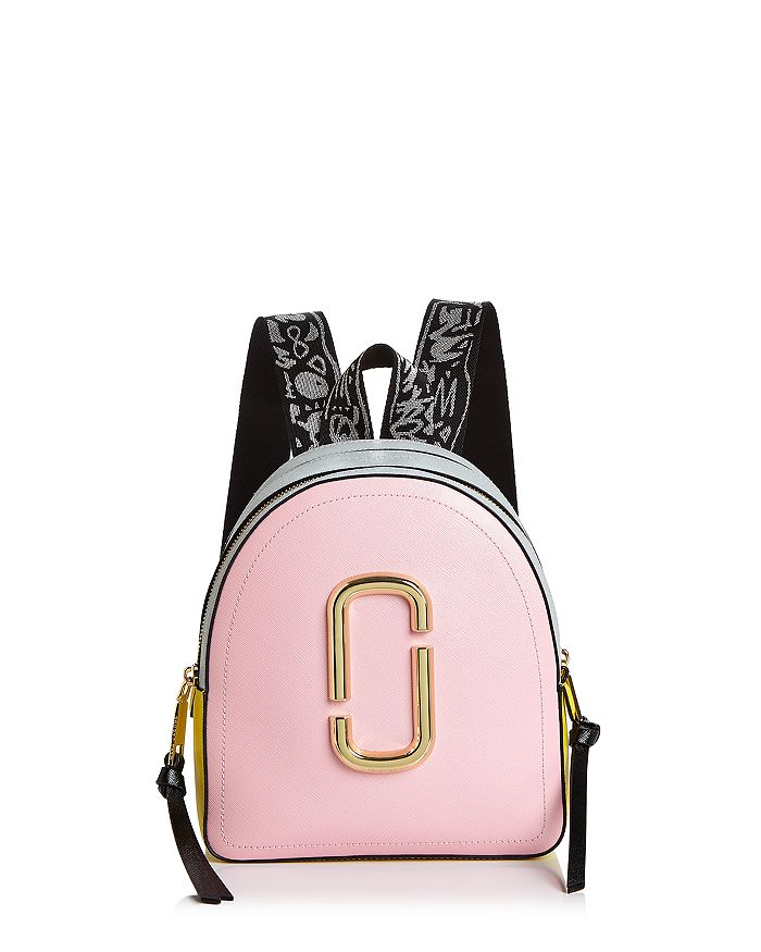 Marc Jacobs Varsity Pack Small Leather Backpack in Black