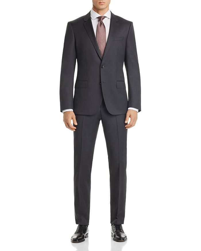Shop Hugo Boss Hayes Slim Fit Create Your Look Suit Jacket In Dark Gray
