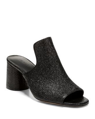 Vince Women's Tanay Leather High-Heel Slide Sandals | Bloomingdale's