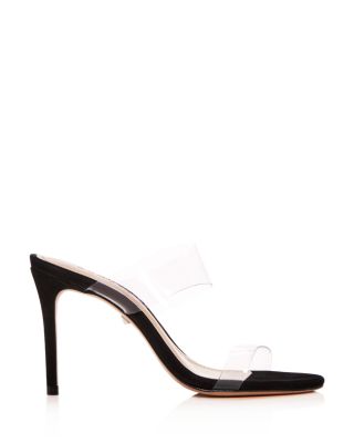 Women's Ariella Clear Strap High-Heel Slide Sandals