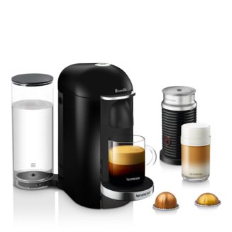 Nespresso VertuoPlus Deluxe by Breville with Aeroccino Milk Frother