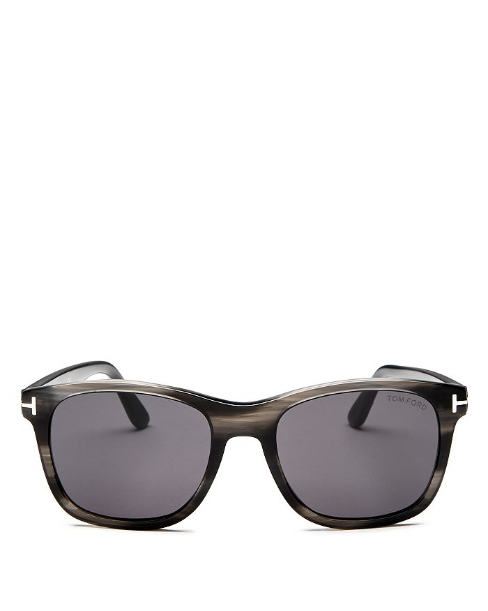 Tom Ford Men's Gerard-02 55mm Square Sunglasses In Gray/smoke | ModeSens