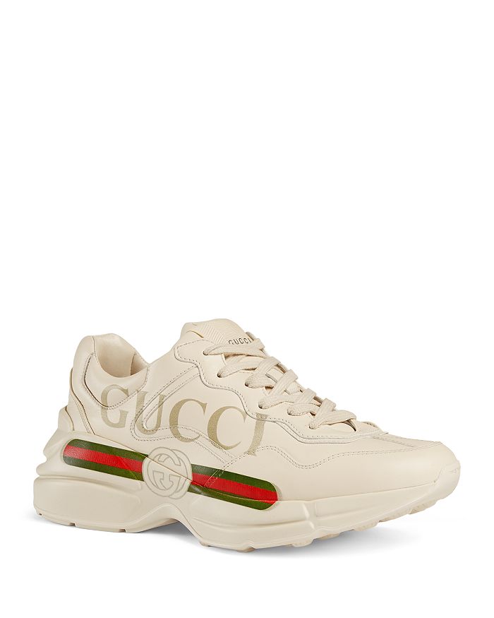 Gucci Women's Rhyton Leather Sneakers Bloomingdale's