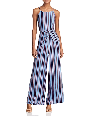 BAND OF GYPSIES BAND OF GYPSIES GIA STRIPED JUMPSUIT,WR340920
