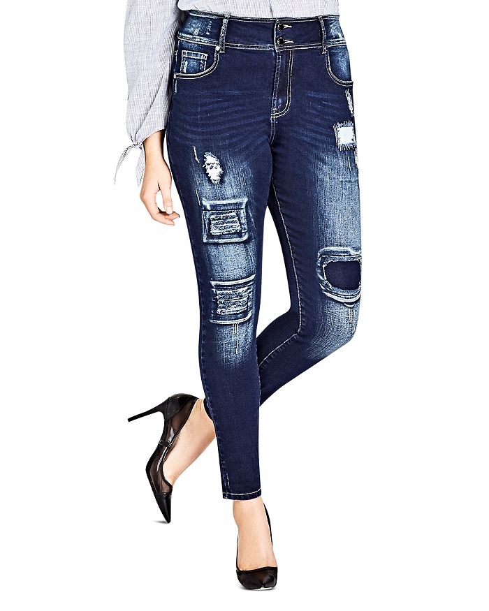 Women's City Chic Ripped & Distressed Jeans