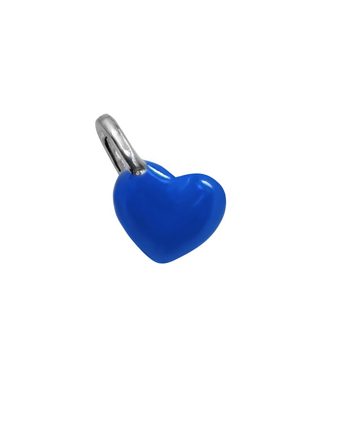 Alex Woo Mini Heart Charm In Blue