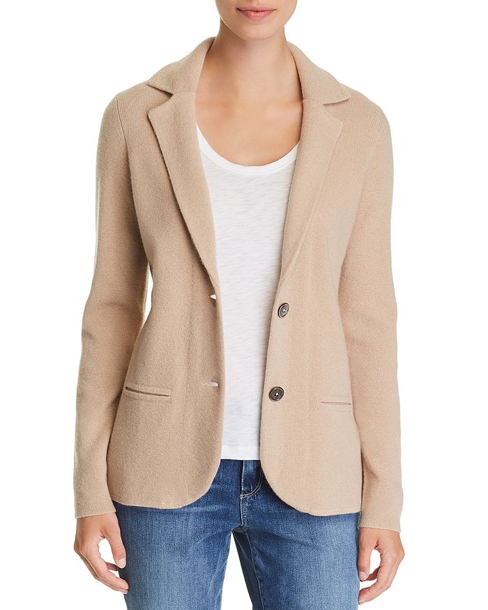 C By Bloomingdale's Cashmere Sweater Blazer - 100% Exclusive In Honey
