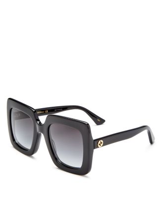 Gucci Women's Rectangular Sunglasses, 53mm | Bloomingdale's
