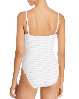 kenneth cole white one piece swimsuit