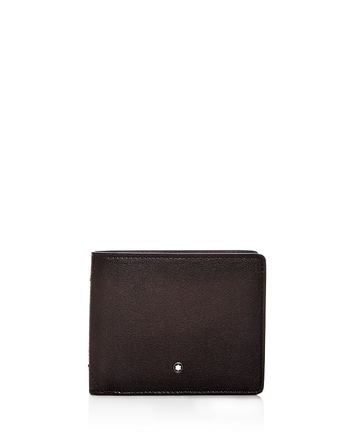 Montblanc Meisterstuck Sfumato Leather Bi-fold Wallet In Black
