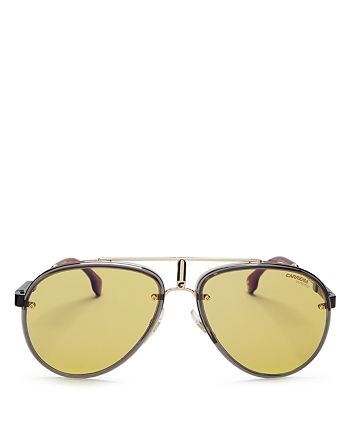 Carrera Women's Glory Mirrored Brow Bar Aviator Sunglasses, 58mm |  Bloomingdale's