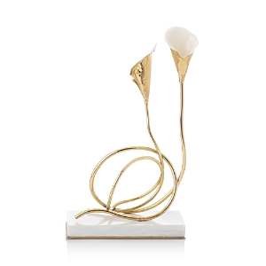 Michael Aram Calla Lily Candle Holders In Gold