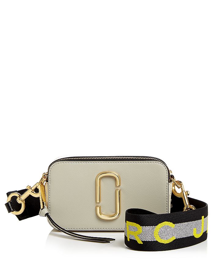 Marc Jacobs Snapshot Leather Crossbody In Dust Multi/gold | ModeSens