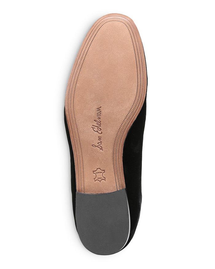 Shop Sam Edelman Women's Loraine Loafers In Soft Beige Leather