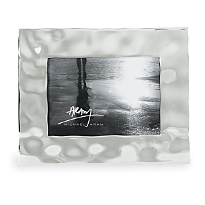 Shop Michael Aram Reflective Frame 5x7 In Silver
