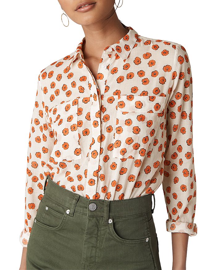 Whistles Mariana Lenno-Print Shirt | Bloomingdale's