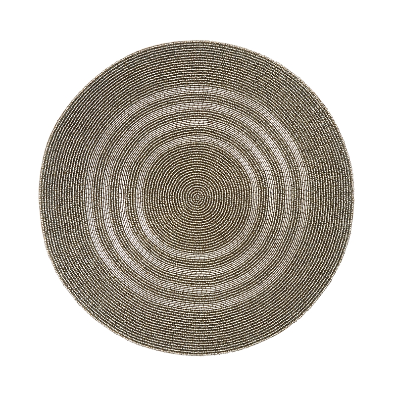 Aman Imports Bling Placemat In Silver