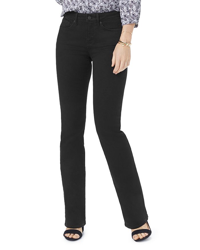 NYDJ Barbara Bootcut Jeans in Black | Bloomingdale's