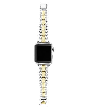 Smart Caviar Sterling Silver 18K Gold Apple Watch Bracelet, 38-44mm