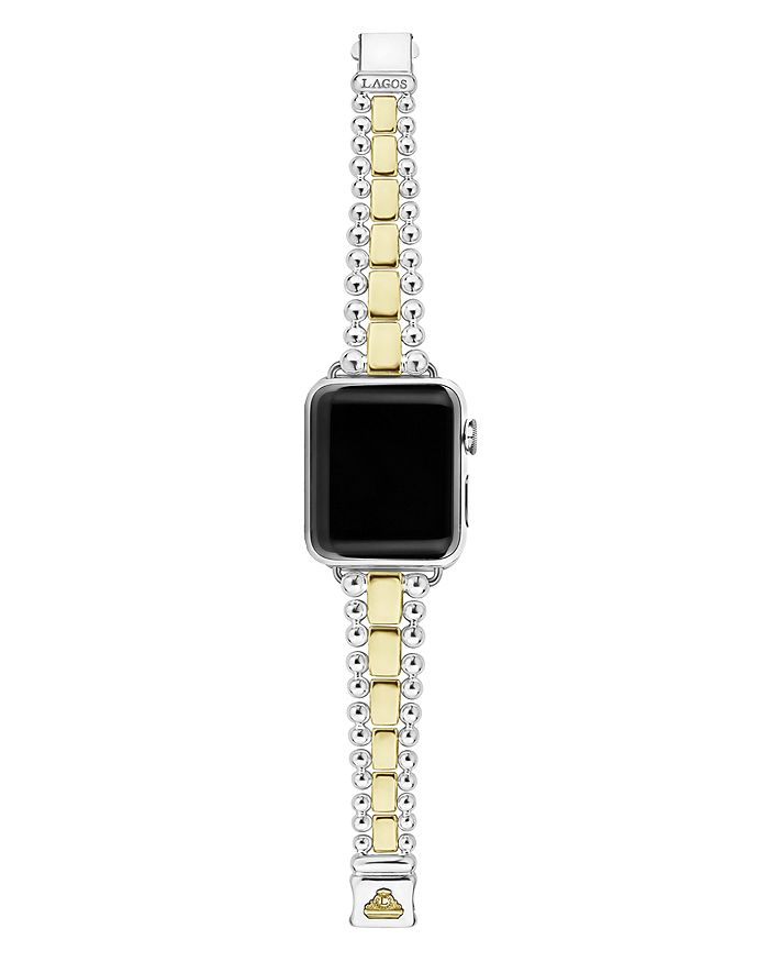LAGOS - Smart Caviar Sterling Silver 18K Gold Apple™ Watch Bracelet, 38-44mm