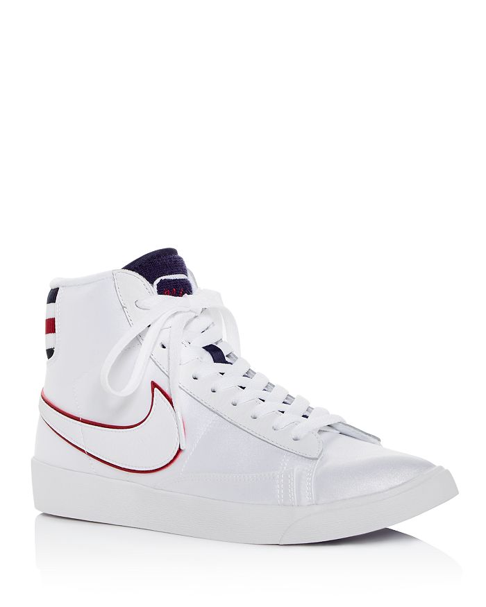 Nike Women's Blazer High-top Sneakers In White