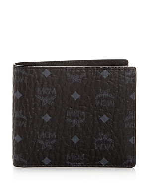 Mcm Claus Bifold Wallet In Black