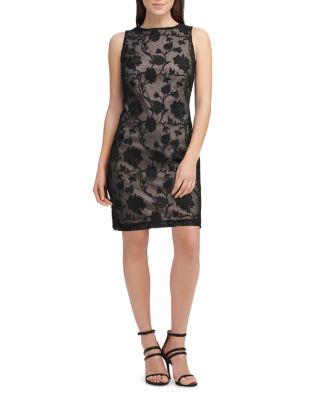 Donna Karan - Embroidered Sheath Dress