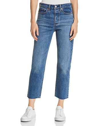 Levi's Wedgie Crop Straight Jeans in Love Triangle | Bloomingdale's
