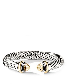 David Yurman - Cable Classics Bracelet with Bonded Yellow Gold & 14K Gold, 10mm