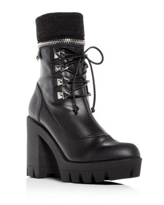 giuseppe zanotti leather combat boots