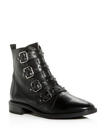 Paul Green Women's Vega Studded Strap Leather Booties | Bloomingdale's