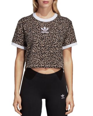 adidas Originals Leoflage Cropped Tee Bloomingdale s