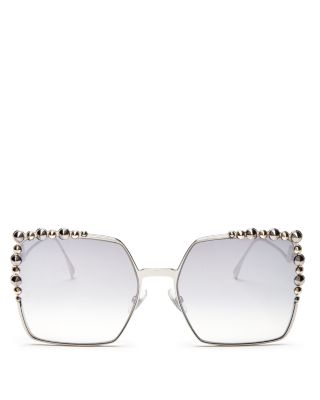 fendi women's square sunglasses