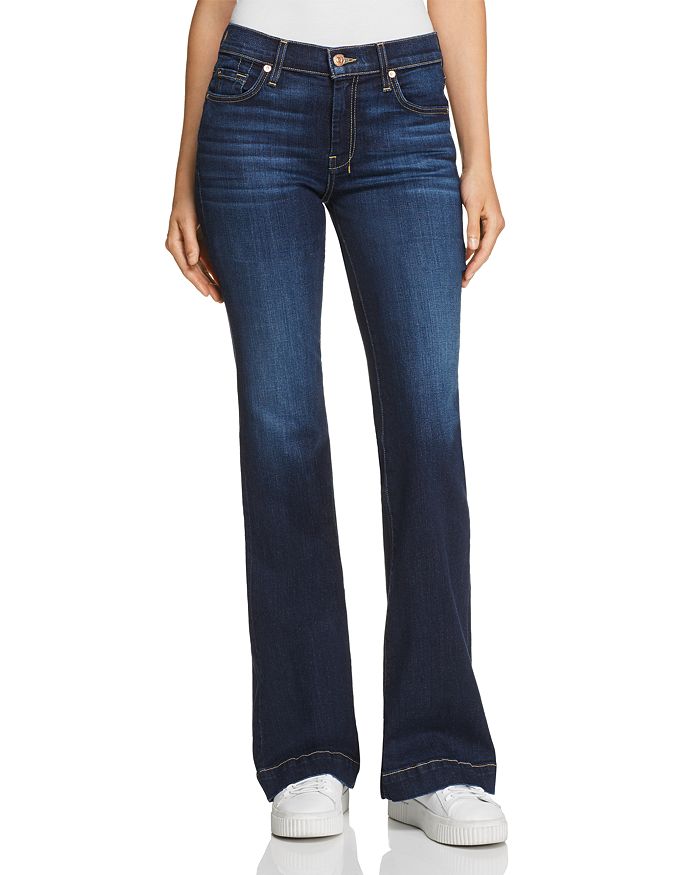 7 For All Mankind - B(air) Dojo Mid Rise Flare Jeans in Authentic Fate