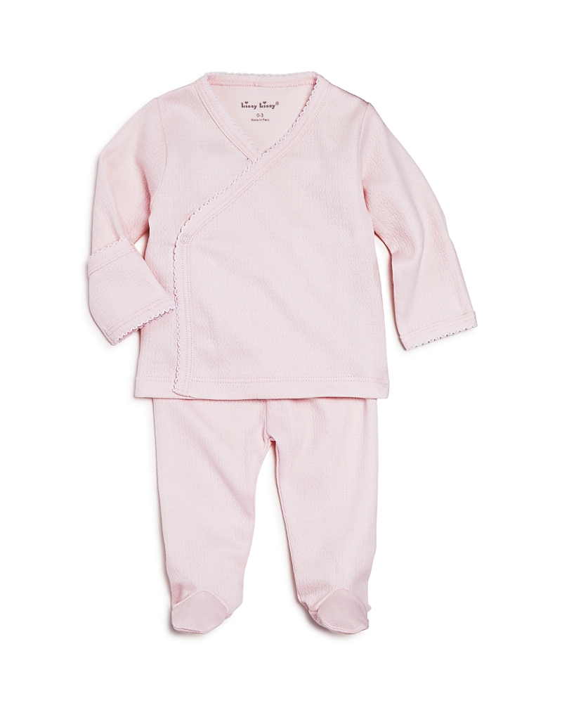 KISSY KISSY GIRLS' POINTELLE TAKE ME HOME TOP & FOOTIE PANTS SET - BABY 14121SP