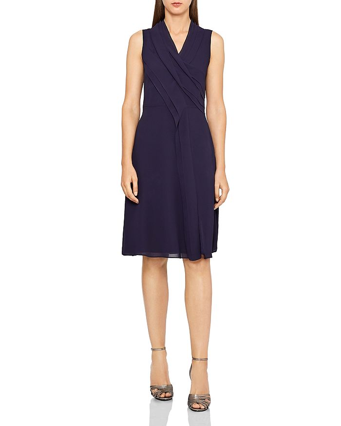 REISS Alana Pleat Front Dress Bloomingdale s