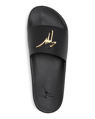 Giuseppe Zanotti Black Slide Sandals for Men luxury-men-giuseppe-zanotti-  main image 2