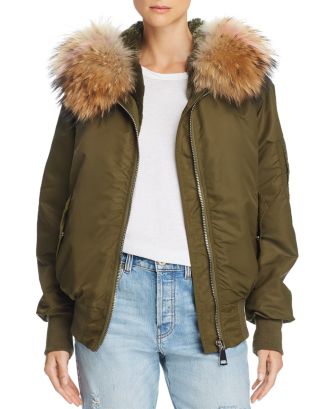 Peri luxe fur parka sale