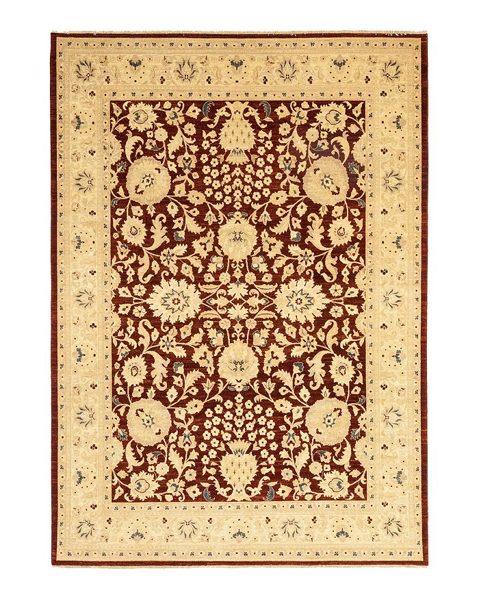 Bloomingdale's Solo Rugs Oushak Isa Hand-knotted Area Rug, 10'1 X 14'0 In Brown