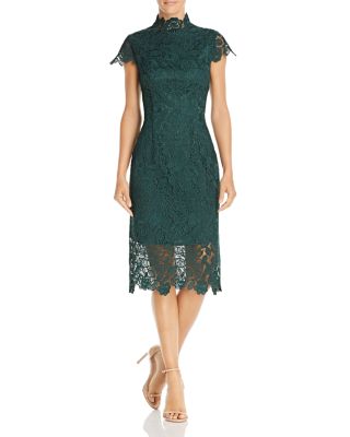 Laundry by Shelli Segal - Embroidered Lace Illusion Dress