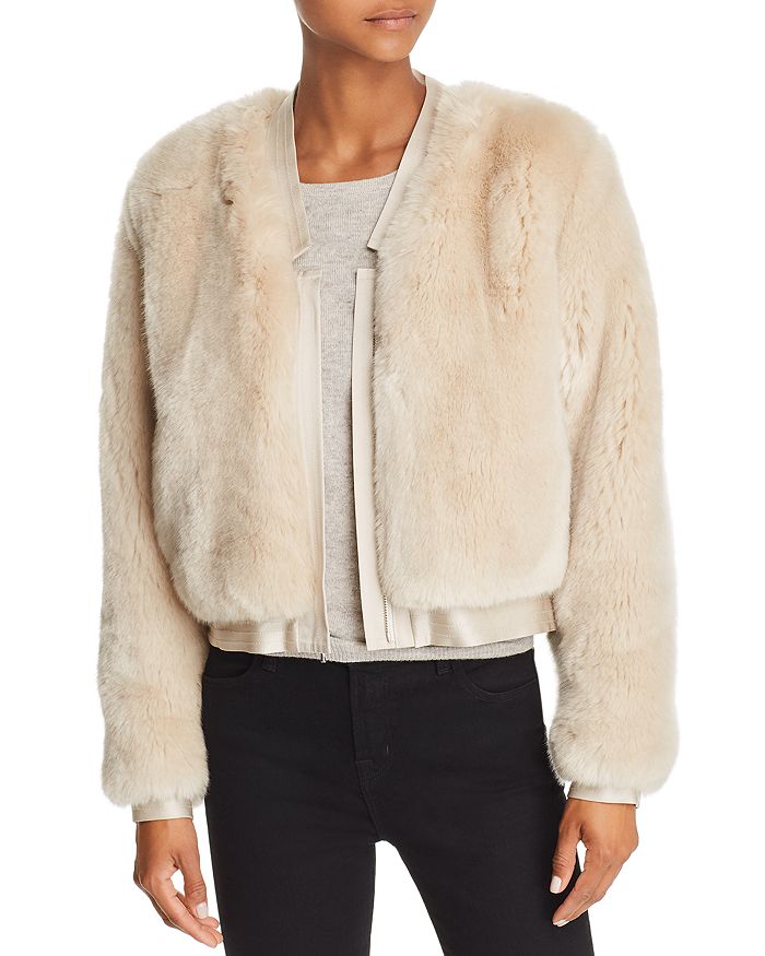 J Brand Ashbey Faux-Fur Jacket | Bloomingdale's