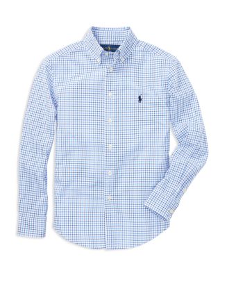 Ralph Lauren Ralph Lauren Boys' Windowpane Check Button-Down Shirt ...