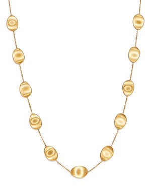 Marco Bicego 18K Yellow Gold Lunaria Station Necklace, 36