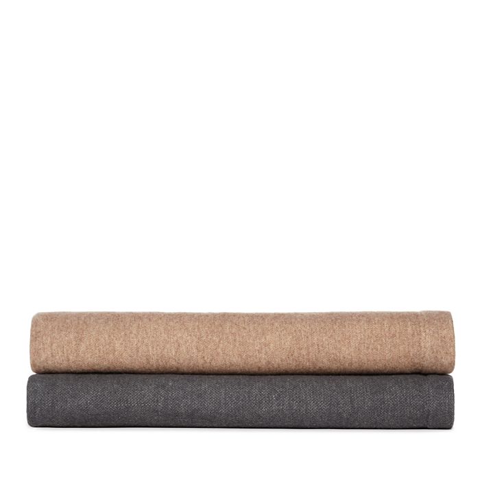 Melange Bloomingdales's Wool Blanket, Full/queen - 100% Exclusive In Gray