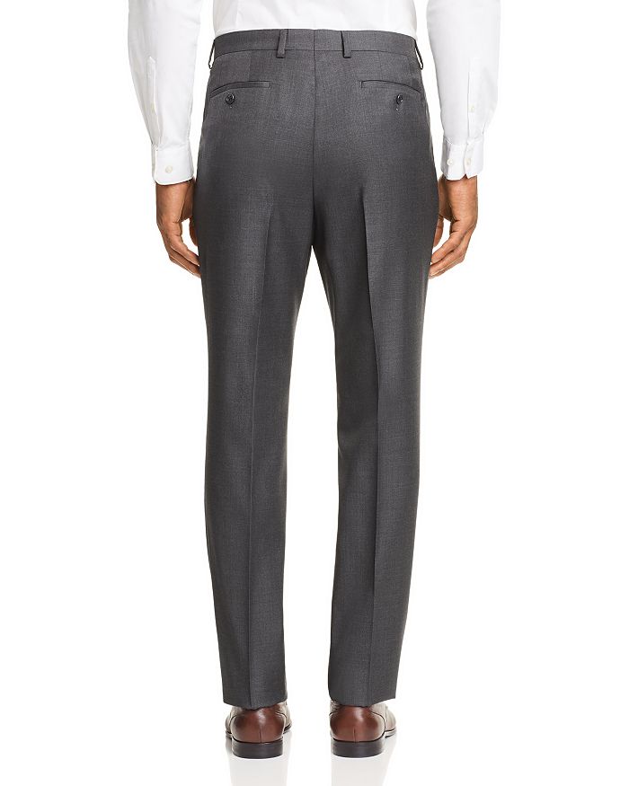 Shop John Varvatos Wool Slim Fit Suit Pants In Charcoal